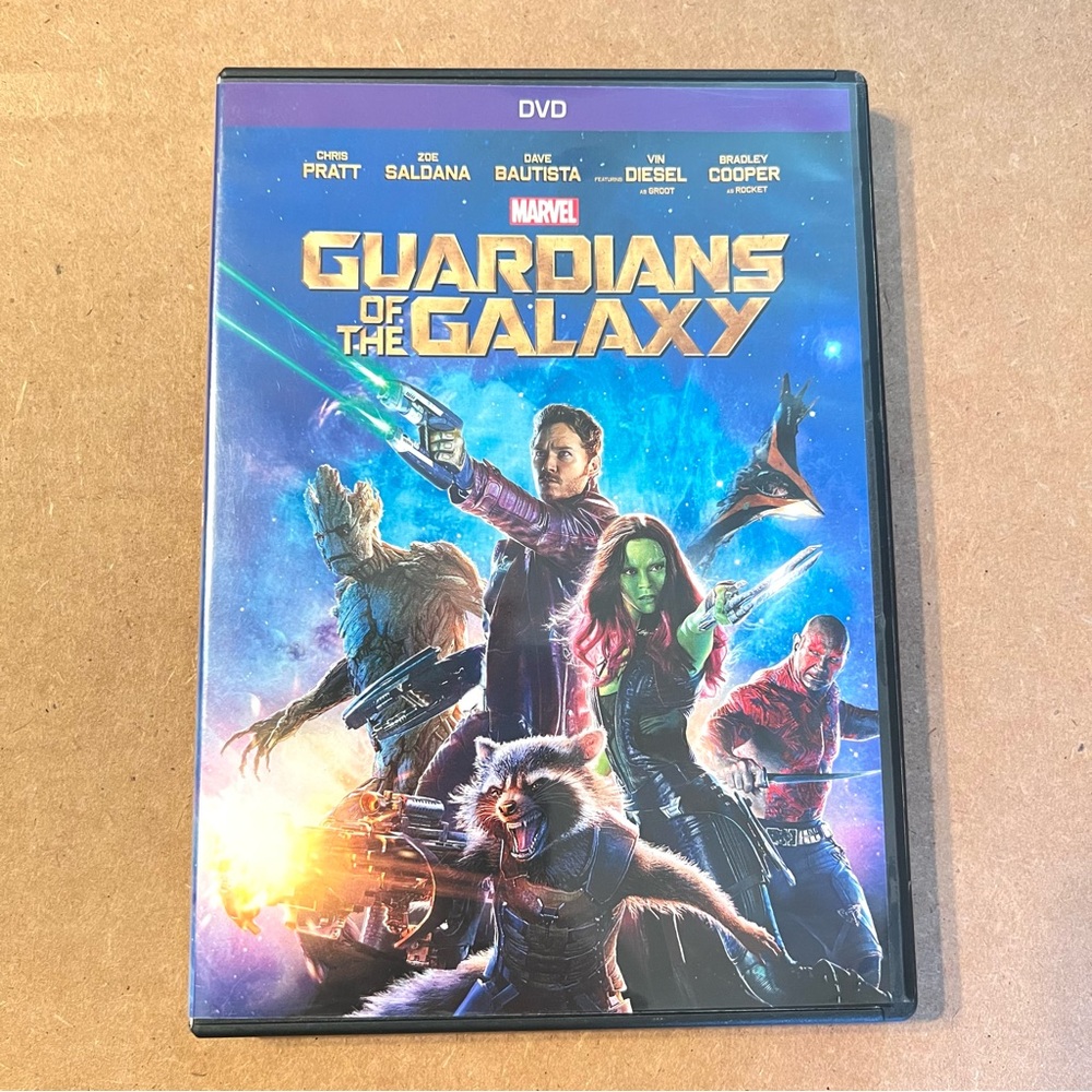 DVD Guardians Of The‎ Galaxy - Chris Pratt Zoe Saldana Dave Bautista Vin Diesel